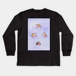 Hedgehog Ballet Kids Long Sleeve T-Shirt